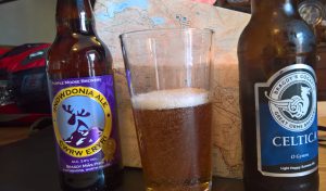 The Purple Moose Snowdonia Ale was carried up and down